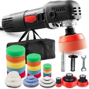 Polijstmachine - Poetsmachine Auto Met 6 Snelheden - Polijstschijven – Poliermachine 850W – Polijstmachines – Polijst Set
