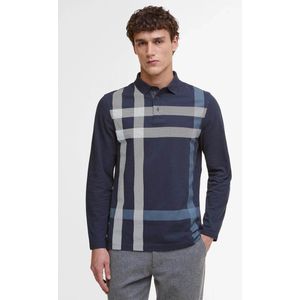 Barbour Blaine tailored ls polo shirt - navy