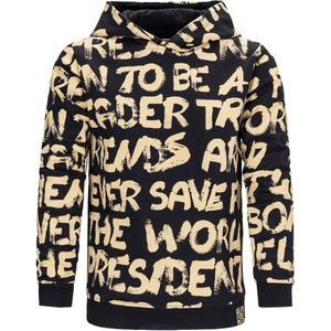 4PRESIDENT - Arjen - Hoodie - Zwart - Met Capuchon