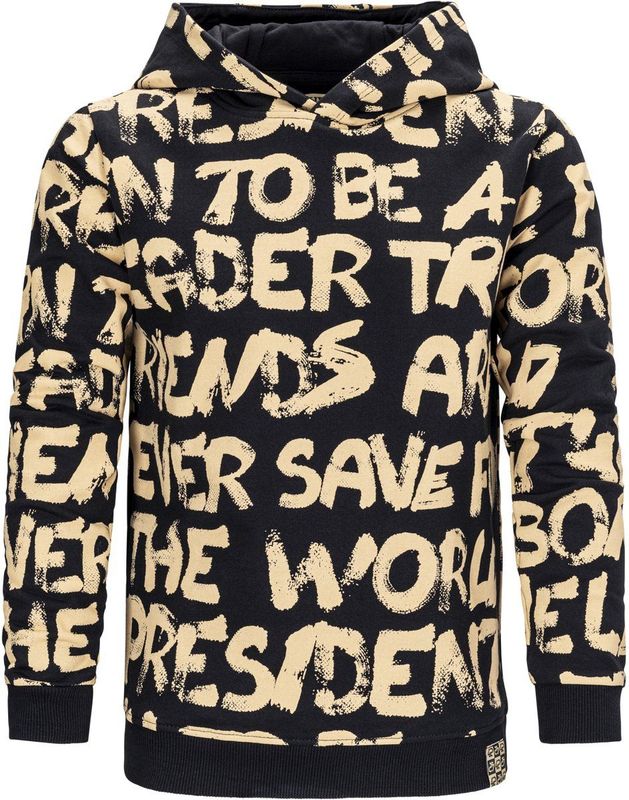 4PRESIDENT - Arjen - Hoodie - Zwart - Met Capuchon