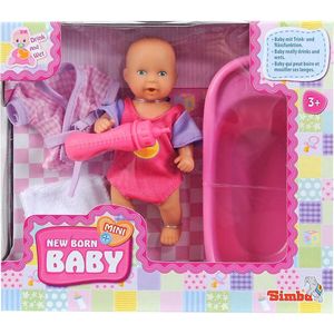 Simba - Mini New Born Baby In Bad Set