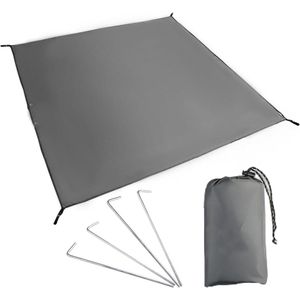 1 x Multifunctioneel Campingtentzeil met Opbergtas en Tentspikes