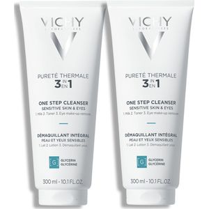 Vichy Pureté Thermale Micellaire Reinigingslotion 3-in-1 - voor elk huidtype waaronder een gevoelige huid- 2x300ml