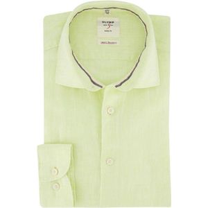 Olymp overhemd Level 5 Body Fit - Geel - Maat 39