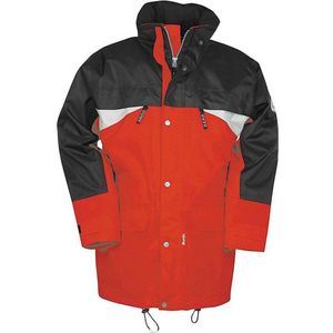 SIOEN SEPP zwart/rood - All Seasons Jacket, wind- en waterbestendig - XXXL