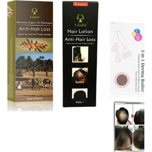 Guardian beauty Argan Shampoo and Lotion set (Haar Serum) with dermaroller | Anti hair loss Treatment | Anti-Hair Loss Solution | Oplossing tegen haaruitval | Marokkaanse Argan Natuurlijke oplossing tegen haaruitval en hergroei