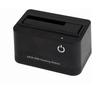Gembird USB Docking Station voor 2.5"" & 3.5"" SATA HDD/SSD - Externe Hardeschijf Adapter - Plug & Play