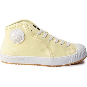 Komrads vegan sneaker - ICNS Partizan Ancient Yellow - Schoen uit duurzaam gerecycleerd materiaal - geel - Maat 41