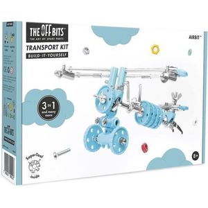 The Offbits Bouwpakket Animal Kit Airbit 110-delig Blauw