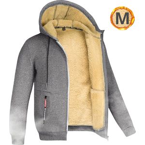 Livano Winterjas - Heren - Bont - Ritssluiting - Warm - Herfst/Winter - Lichtgrijs S