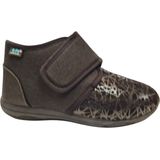 Q Fit Geneve 1 Black design stretch Dames Verbandpantoffels - Zwart - 37