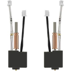 3D Printer Hotend Kit Assembly - Kobra 3 Print Head - 2 Pcs Hot End Kit voor Anycubic Kobra 3 met Nozzle - Silicone Cover - Heating Block - Hotend Vervanging