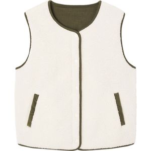 Vertbaudet Omkeerbaar vest zonder mouwen voor dames, familie capsule