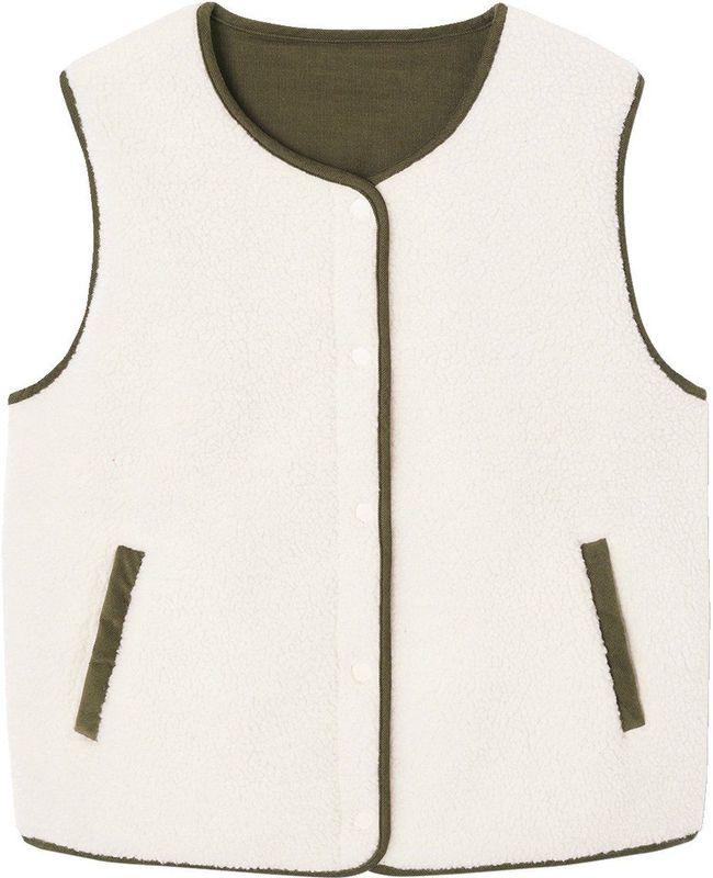 Vertbaudet Omkeerbaar vest zonder mouwen voor dames, familie capsule
