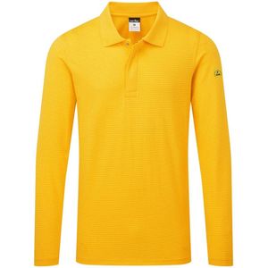 Portwest - AS23 - Polo Lange Mouw - Diep Geel - Antistatisch