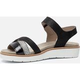 Fayn Nora03 Sandalen zwart Leer - Maat 38