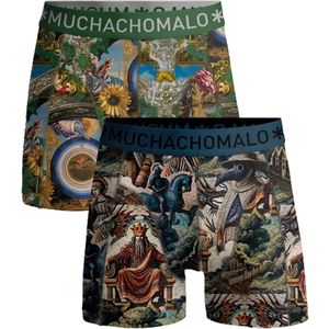 Muchachomalo – Boxershorts Boys – 2 Pack – Jongens Ondergoed – 95% Katoen – Maat 104