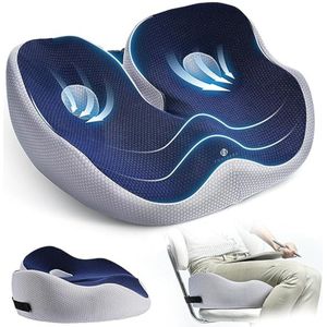 Equivera - Zitring - Stuitkussen - Ergonomisch - Voor Optimaal Zitcomfort