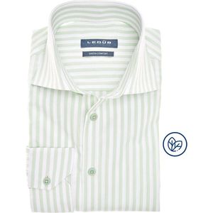 Ledûb Overhemd - Modern Fit - Groen - 42