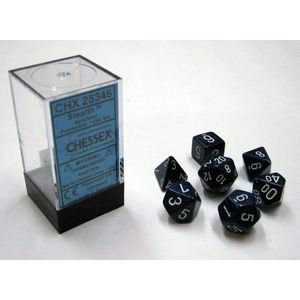 Polydice 7 Dobbelstenenset Stealth Speckled