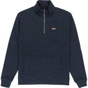 Quiksilver - Keller - Sweatshirt - Blauw - Fleece - Halve Rits