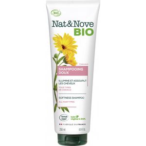 NATURANOVE Shampoo met calendula alle soorten haar - Bio - 250 ml