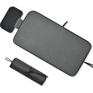 Inovra ® Strijkmat, strijkmat voor stoomstrijkijzer, 79 x 42 cm, strijkmat voor tafel, strijkdeken voor tafel met hitte, extreem antislip, strijkmat voor reizen, strijktafelonderlegger,