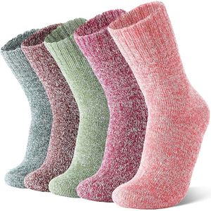 Sokken - Loungesokken - Slaapsokken - Warme wintersokken - Warme damessokken - Dik - Winter - Dames - Meisjes - Huis - Slapen - Vakantiecadeaus