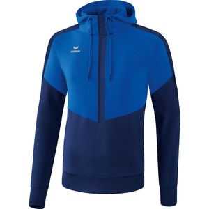 Erima Squad Sweatshirt Met Capuchon Heren - New Royal / New Navy | Maat: M