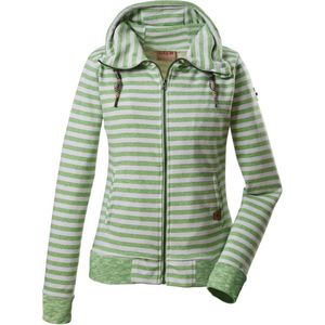 Killtec dames vest 36676 groen streep - maat 40
