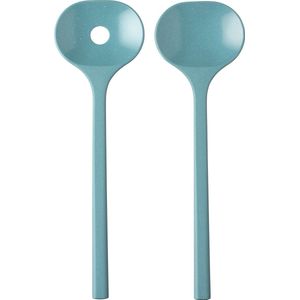 Mepal Bloom saladebestek - 2-delig - Pebble green