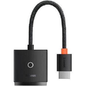 Baseus Lite Series HDMI naar VGA adapter met audio (zwart)  WKQX010101