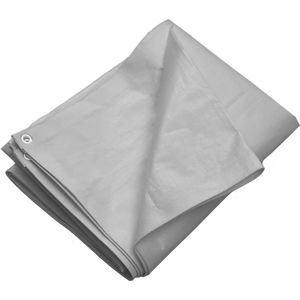 vidaXL Dekzeil - 260 g/m² - Grijs - 2x3 m - HDPE Tuinzeil - Dekzeil - Regenhoes - Watersdicht - HDPE