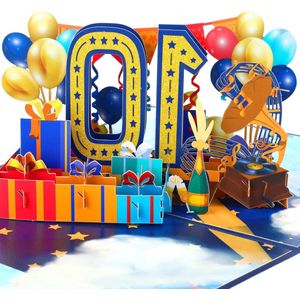 Gelukkige verjaardagskaart (10 jaar) nodig - HTML-content .