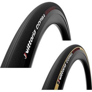 Vittoria Corsa Graphene 2.0 Racefiets Band - Maat: 30mm, Kleur: Bruin