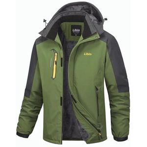 Heren Ski-jack - Warme Winterjas, Functionele Softshelljas, Waterdicht en Ademend voor Outdoor Activiteiten