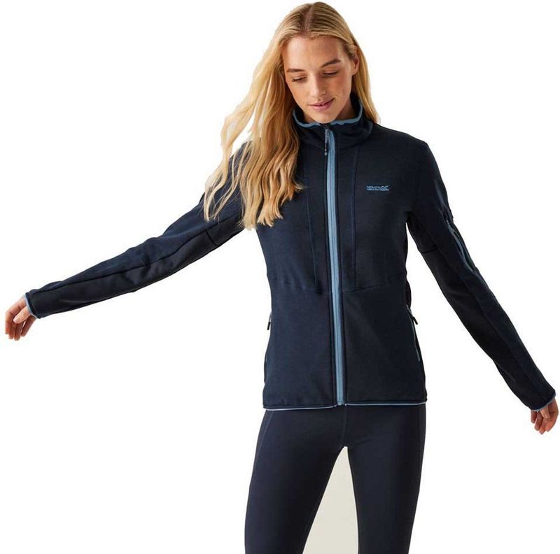 Regatta Ralina Fleece Met Volledige Rits Blauw 12 Vrouw