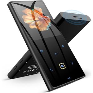 Gloovon® - MP3 / MP4 Speler - Bluetooth 5.3 - Touchknop - 2.4 Inch - Incl. Oordopjes en 32 GB opslagruimte - Ondersteuning tot 128 GB - Zwart