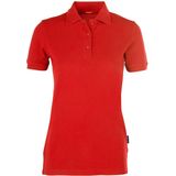 Women's Heavy Polo 'Performance' met korte mouwen Red