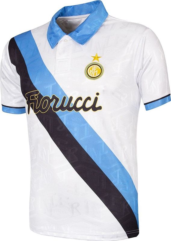 COPA - Inter Milan Uitshirt 1993/94 Retro Voetbalshirt - Heren - Wit - XS