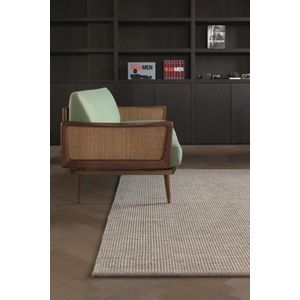 LIGNE PURE Marvel – vloerkleed – tapijt – handgeweven – wol – eco – modern – Beige - 140x200
