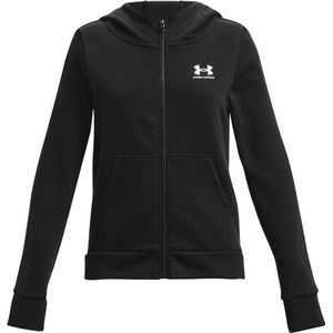 Under Armour Rival Fleece LU FZ Hoodie Meisjes Sportvest - Maat S