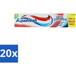 Aquafresh - Tandpasta - Triple Protection - 100 ml - Sterke Tanden en Gezond Tandvlees