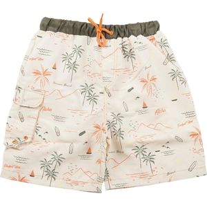 Ducksday - UV zwemshort - voor jongens - boardshort - Surf - UPF 50+- Waikiki - 14 jaar