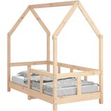 vidaXL - Kinderbedframe - 70x140 - cm - massief - grenenhout