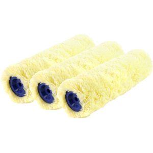 Veba Verfroller - 4x - muur vacht anti-spat - polyacryl- 8,4 x 25 cm - verfspullen