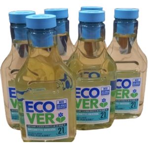 Ecover - Wasmiddel Universal - Hibiscus en Jasmijn - 6 x 21 Wasbeurten