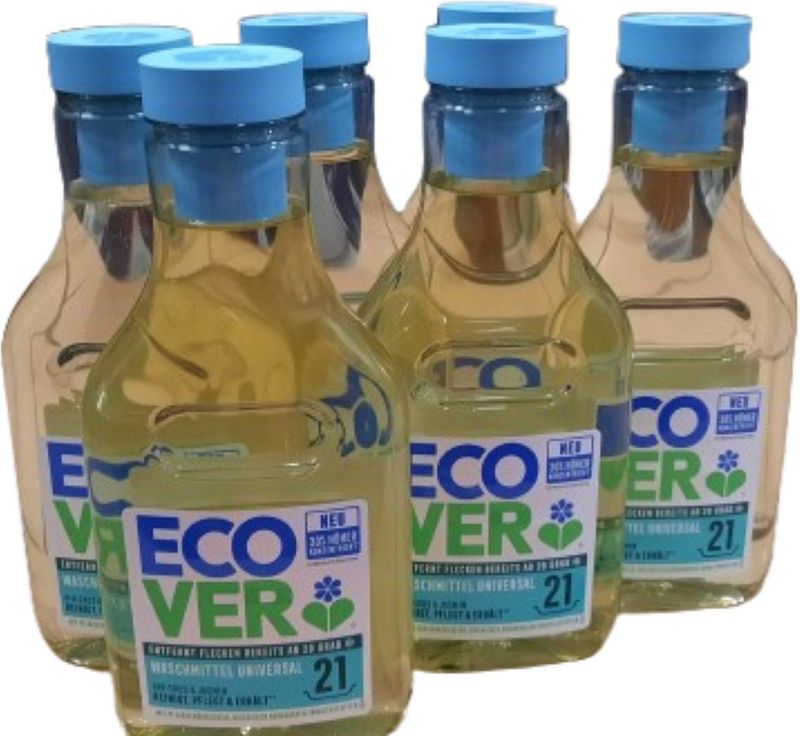 Ecover - Wasmiddel Universal - Hibiscus en Jasmijn - 6 x 21 Wasbeurten