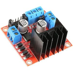 1PC H Bridge Dual Channel Stepper Motor Driver,H Bridge Motor Driver Drive L298N Motor Driver 5-35V 2A 25W Motor Drive Controller Board Module for Smart Cars Robots Driving