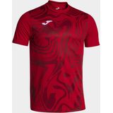Joma - Lion II - T-shirt - Rood - Korte Mouwen - Lichtgewicht